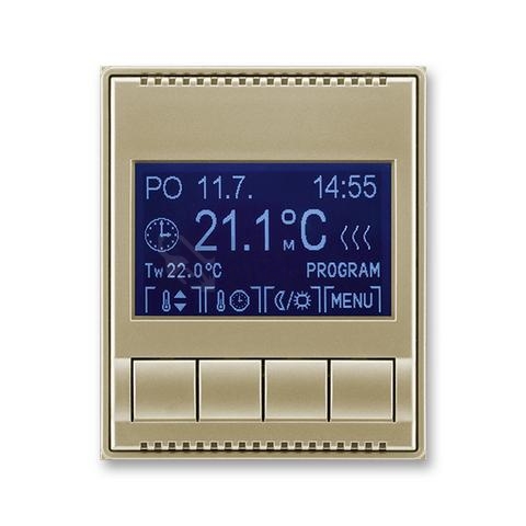 Obrázek produktu ABB Time, Time Arbo termostat pokojový šampaňská 3292E-A10301 33 programovatelný 0