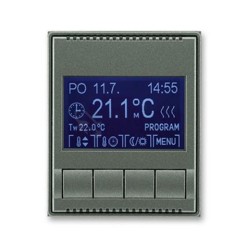 ABB Time, Time Arbo termostat pokojový antracitová 3292E-A10301 34 programovatelný