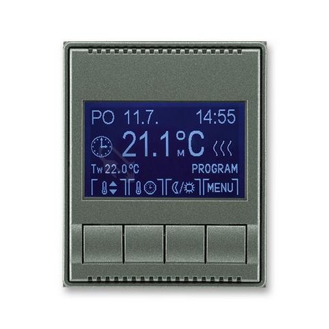 Obrázek produktu ABB Time, Time Arbo termostat pokojový antracitová 3292E-A10301 34 programovatelný 0
