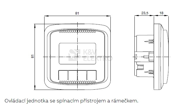 Obrázek produktu ABB Tango spínací hodiny programovatelné bílá 3292A-A20301 B 1