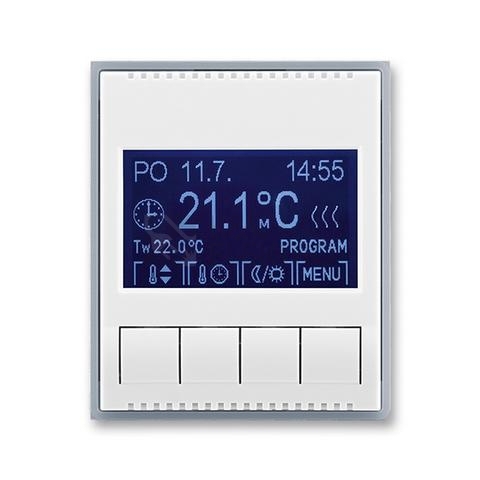 Obrázek produktu ABB Element termostat pokojový bílá/ledová šedá 3292E-A10301 04 programovatelný 0