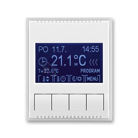 Obrázek produktu ABB Element,Time termostat pokojový bílá/ledová bílá 3292E-A10301 01 programovatelný 0