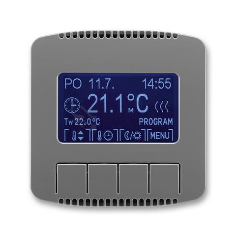 Obrázek produktu ABB Tango termostat pokojový kouřová šedá 3292A-A10301 S2 programovatelný 0