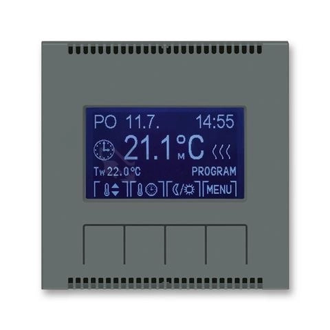 Obrázek produktu ABB Neo termostat pokojový grafitová 3292M-A10301 61 programovatelný 0