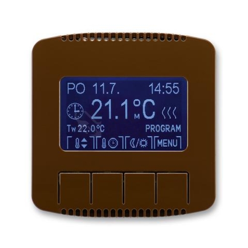 ABB Tango termostat pokojový hnědá 3292A-A10301 H programovatelný