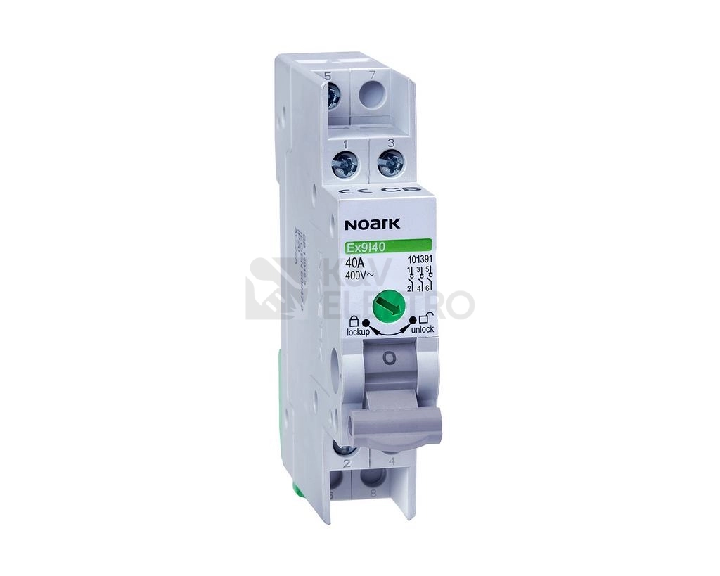 Obrázek produktu Instalační vypínač NOARK Ex9I40 3P 32A 1M 101391 0