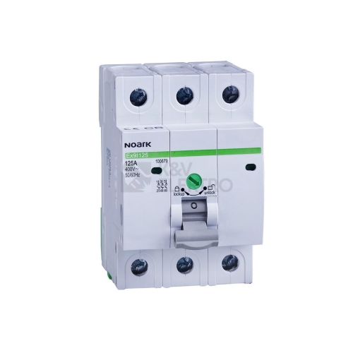 Instalační vypínač NOARK Ex9I125 3P 40A 100875