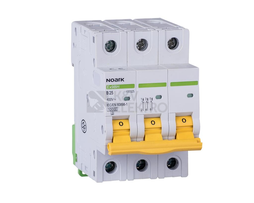 Obrázek produktu Jistič NOARK Ex9BH 3P D6 100499 0