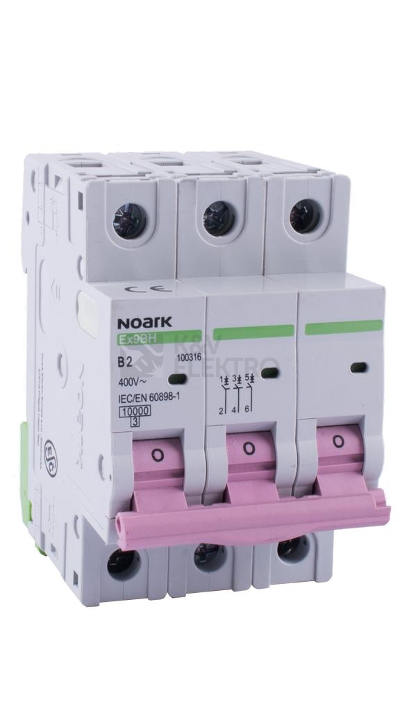 Obrázek produktu Jistič NOARK Ex9BH 3P B2 100316 0