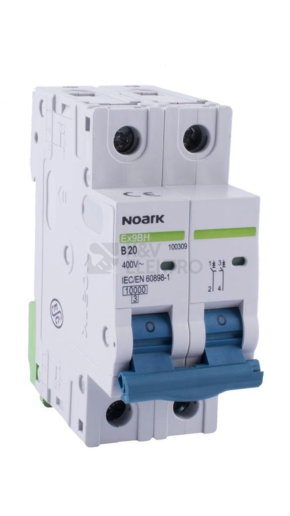 Obrázek produktu Jistič NOARK Ex9BH 2P B20 0
