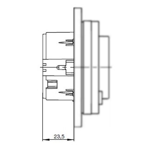 ABB přístroj spínací 3292U-A00003 pro termostaty nebo spínací hodiny