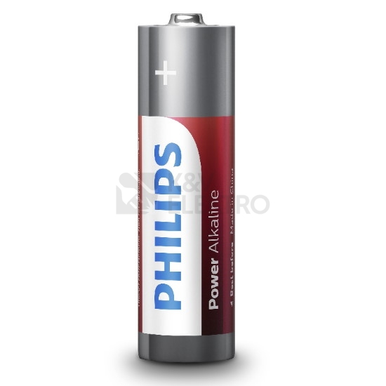 Obrázek produktu Tužkové baterie AA Philips Power Alkaline LR6 P12W alkalické (blistr 12ks) 1