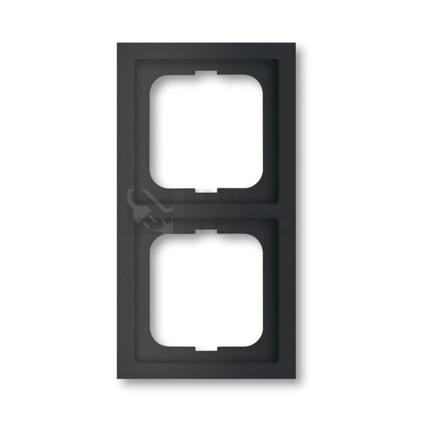Obrázek produktu ABB Future Linear dvojrámeček mechová černá 1754-0-4420 (1722-885K) 2CKA001754A4420 0