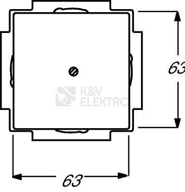 Obrázek produktu ABB záslepka mechová černá 2CKA001710A3895 Future Linear, Busch-axcent 1742-885 (1710-0-3895) 1