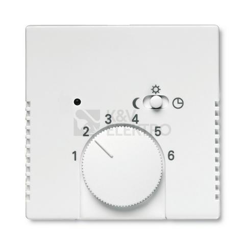 Obrázek produktu ABB kryt termostatu otočného mechová bílá 2CKA001710A3886 Future Linear, Busch-axcent 1795-884 (1710-0-3886) 0