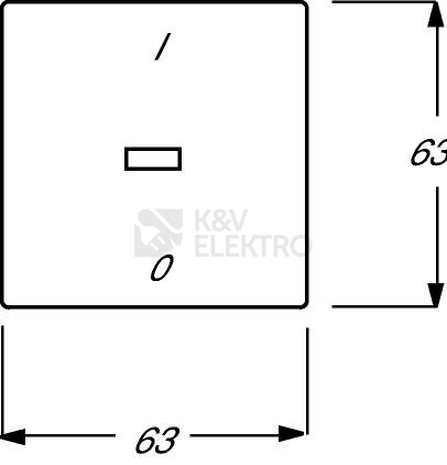 Obrázek produktu ABB kryt vypínače mechová černá 2CKA001751A3042 Future Linear, Busch-axcent 1788-885 (1751-0-3042) 1