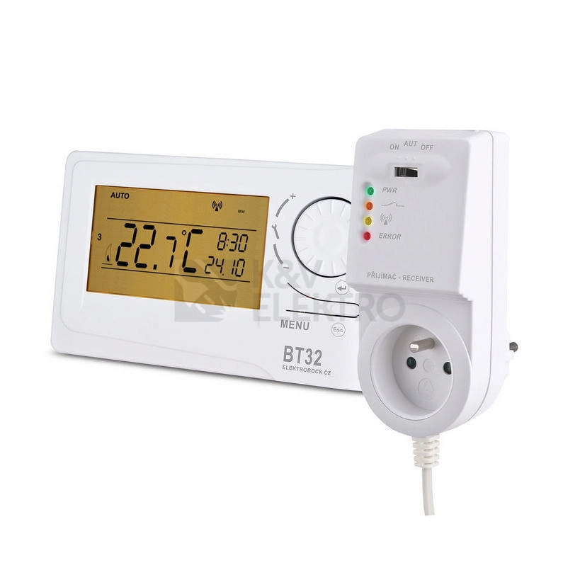 Obrázek produktu Bezdrátový termostat ELEKTROBOCK BT32 (BPT32) 0