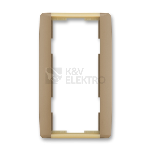 ABB Element dvojrámeček kávová/ledová opálová 3901E-A00121 25 svislý