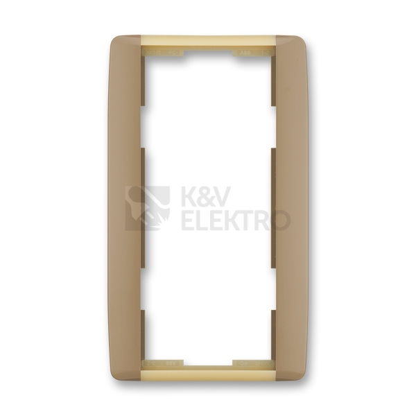 Obrázek produktu ABB Element dvojrámeček kávová/ledová opálová 3901E-A00121 25 svislý 0