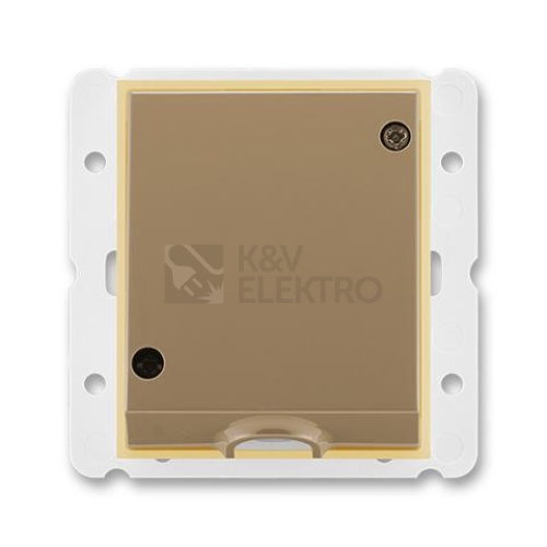 ABB Element,Time svorkovnice s krytem kávová/ledová opálová 3938E-A00025 25