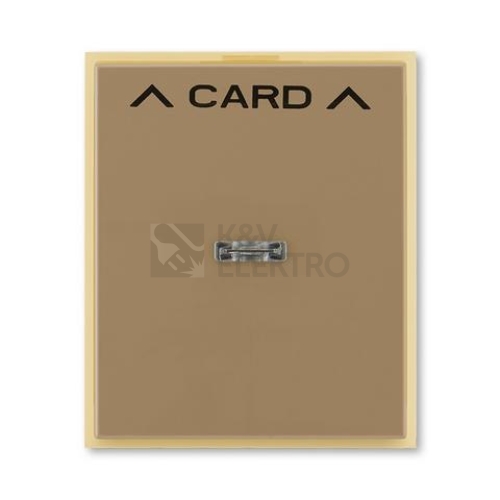 ABB Element,Time kryt vypínače kartového s průzorem kávová/ledová opálová 3559E-A00700 25