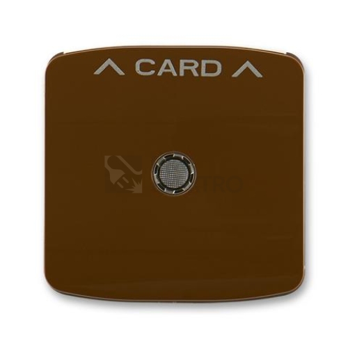 ABB Tango kryt vypínače kartového s čirým průzorem hnědá 3559A-A00700 H
