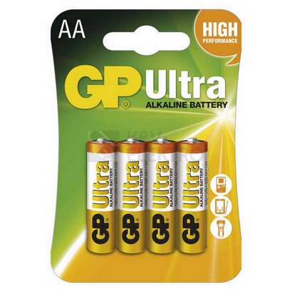 Obrázek produktu Baterie GP 15Au tužka Ultra alkalická 4ks 3