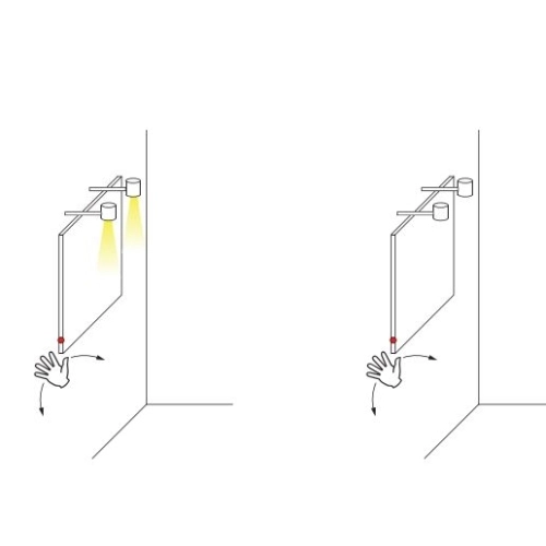 Bezdotykový pohybový vypínač/senzor Panlux SL5001 do nábytku