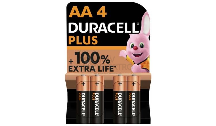 Obrázek produktu Tužkové baterie AA DURACELL LR6/MN1500 Plus alkalická (blistr 4ks) 0
