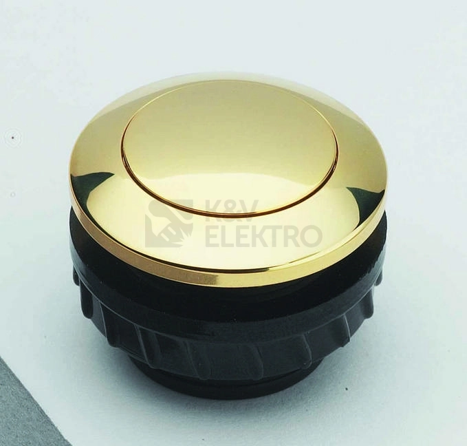 Obrázek produktu Tlačítko zvonkové Grothe PROTACT 140 GO mosaz IP54 62001 0