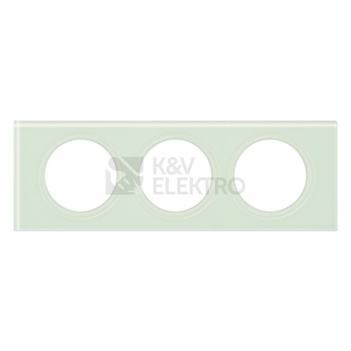 Legrand Céliane kaolínové sklo trojrámeček 69313