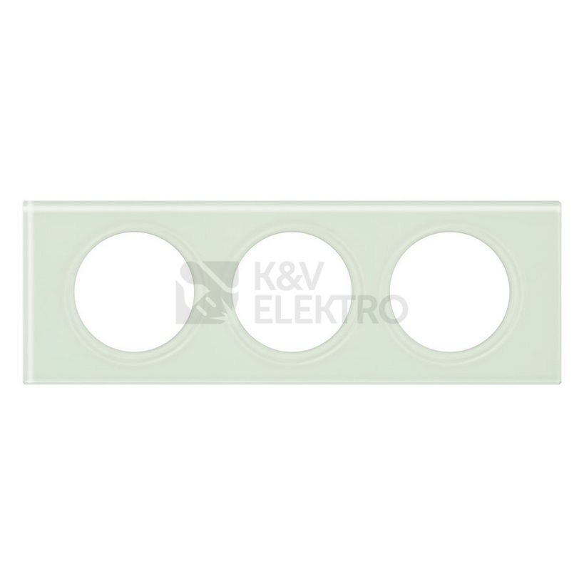 Obrázek produktu Legrand Céliane kaolínové sklo trojrámeček 69313 0