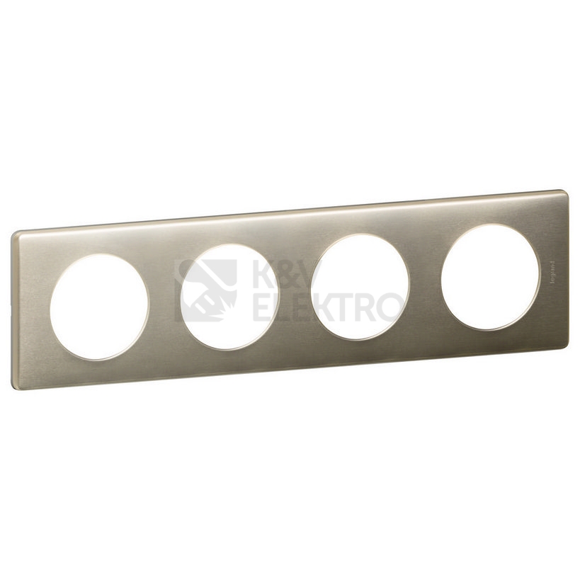 Obrázek produktu Legrand Céliane čtyřrámeček titan 68904 1