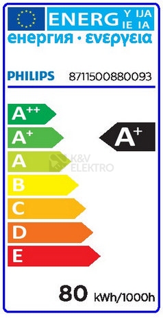Obrázek produktu Zářivková trubice Philips MASTER TL5 HO Eco 73=80W/840 T5 G5 neutrální bílá 4000K 1