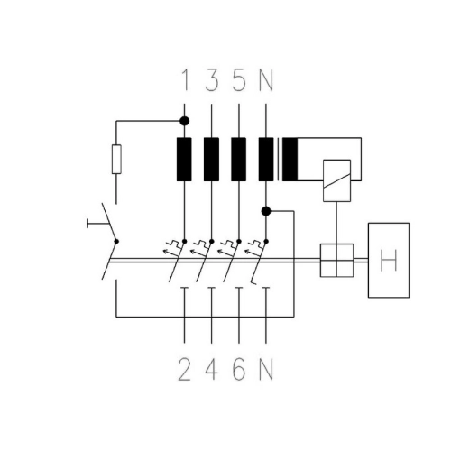 Proudový chránič s jističem EATON mRB6-16/3N/C/003-A 16A 30mA A 120660 (obrázek 3)
