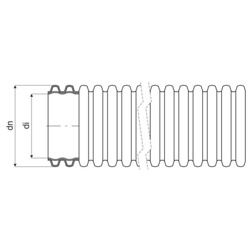 Chránička KOPOS KOPOFLEX 50 KF 09050 UVFA černá UV stabilní 50mm (50m)