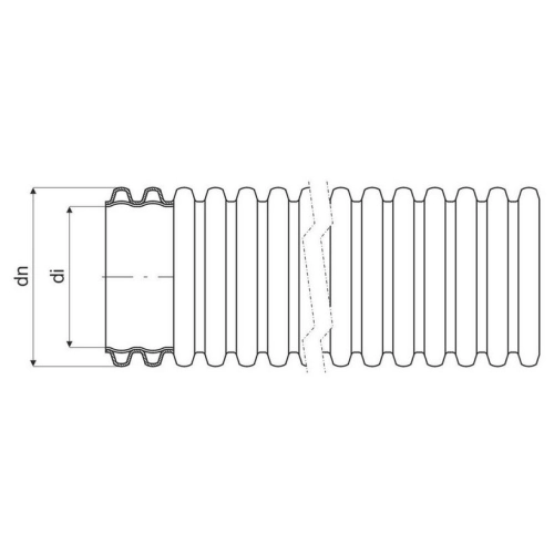 Chránička KOPOS KOPOFLEX 50 KF 09050 UVFA černá UV stabilní 50mm (50m) (obrázek 3)