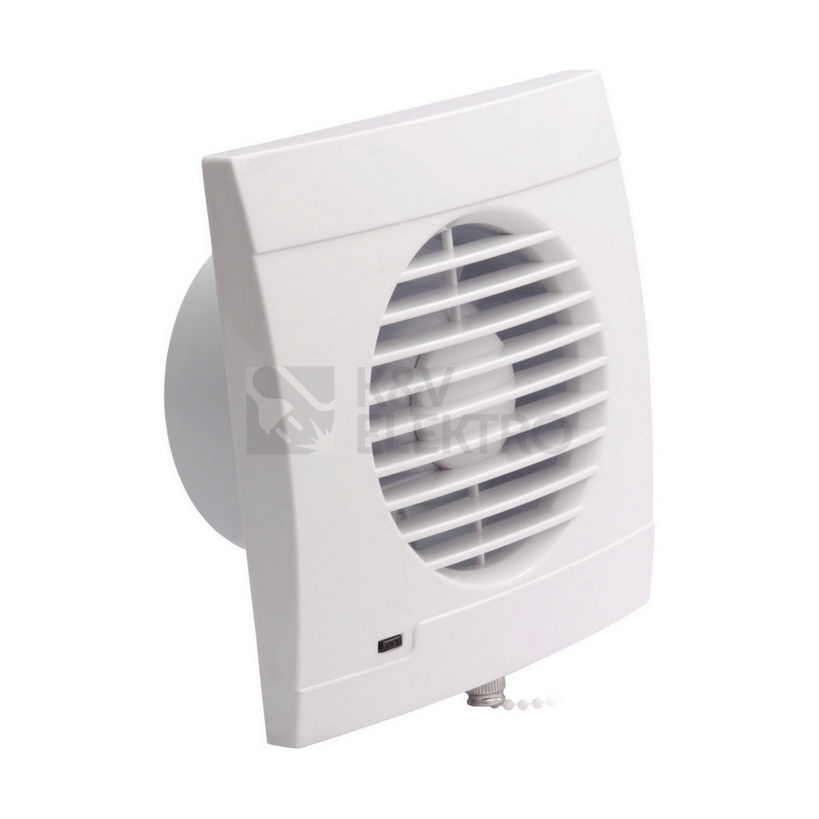 Obrázek produktu Axiální koupelnový ventilátor Kanlux TWISTER AERO 100 70972 s tahovým vypínačem a flexo šňůrou 0