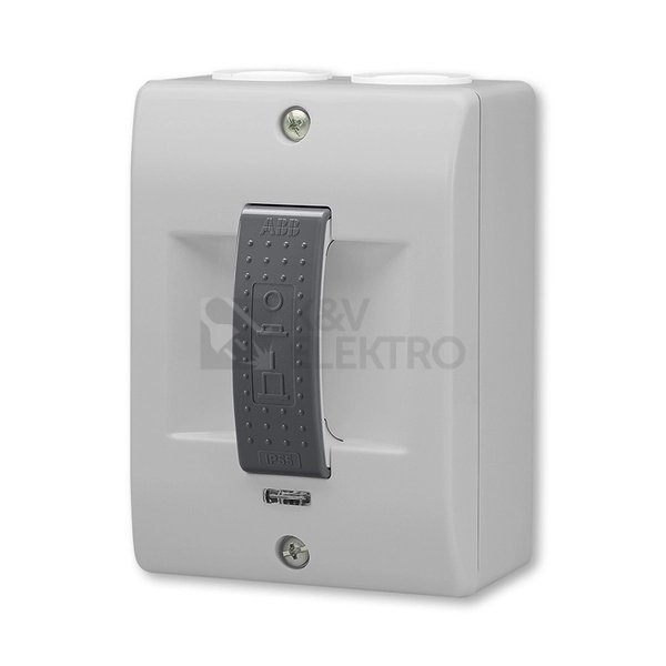 Obrázek produktu ABB vypínač PRESSTO nástěnný šedá/tmavě šedá 3536N-C03251 23 0