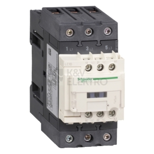 Schneider Electric TeSys 3P Everlink stykač AC3 440V 40A cívka 48V AC 50/60Hz LC1D40AE7