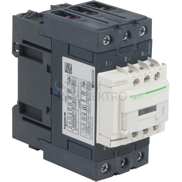 Obrázek produktu Schneider Electric TeSys 3P Everlink stykač AC3 440V 40A cívka 110V AC 50/60Hz LC1D40AF7 0