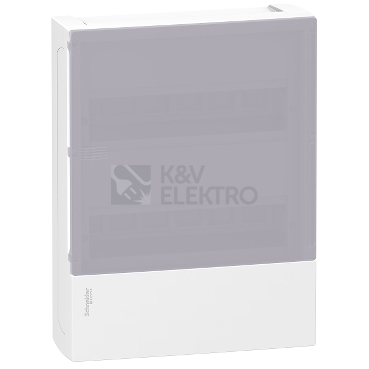 Obrázek produktu Rozvodnice nástěnná Schneider Electric Mini Pragma 24M IP40 šedé matné dveře MIP12212T 0