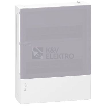 Obrázek produktu Rozvodnice nástěnná Schneider Electric Mini Pragma 24M IP40 šedé matné dveře MIP12212T 0