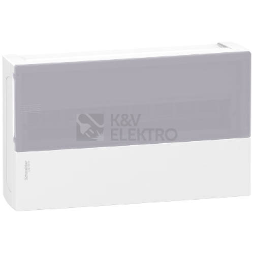 Rozvodnice nástěnná Schneider Electric Mini Pragma 18M IP40 šedé matné dveře MIP12118T