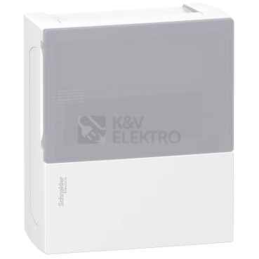 Obrázek produktu Rozvodnice nástěnná Schneider Electric Mini Pragma 8M IP40 šedé matné dveře MIP12108T 0