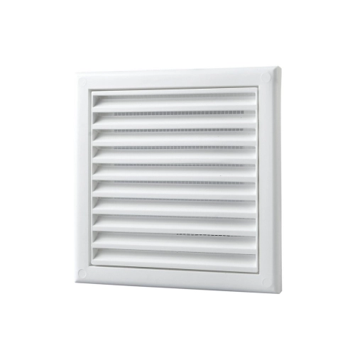 Ventilační mřížka VENTS MV 100S 154x154mm plast bílá síťka proti hmyzu 1009701