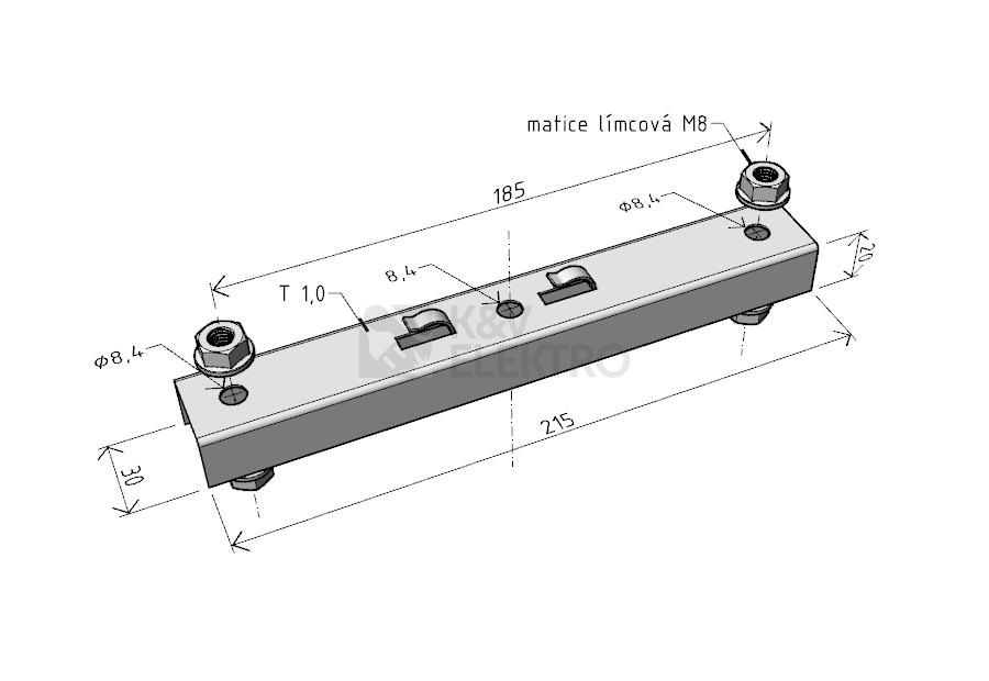Obrázek produktu Podpěra žlabu Arkys Merkur 2 PZM 150 nerez A2 ARK-236015 1