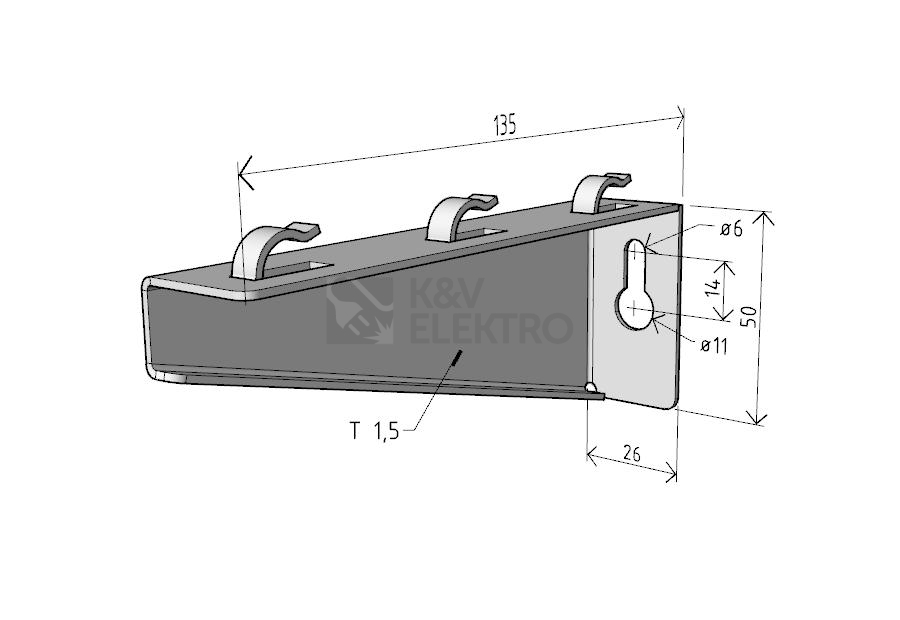 Obrázek produktu Nosník Arkys Merkur 2 NZM 100 nerez A2 ARK-235010 1