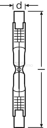 Obrázek produktu Halogenová žárovka lineární OSRAM HALOLINE 64690 ECO 80W 78mm R7s 6
