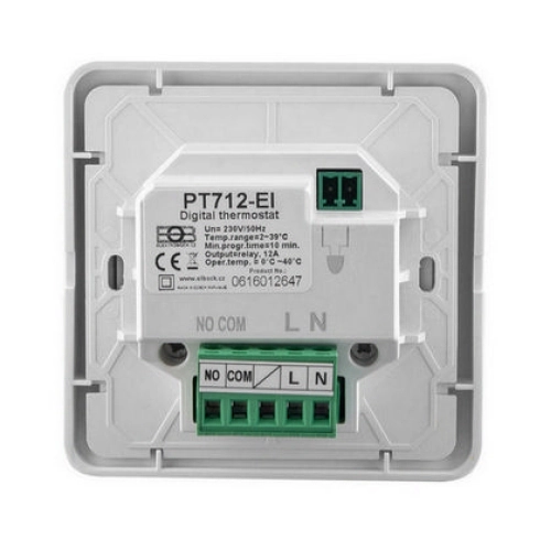 Digitální termostat ELEKTROBOCK PT712-EI pro podlahové vytápění (obrázek 5)